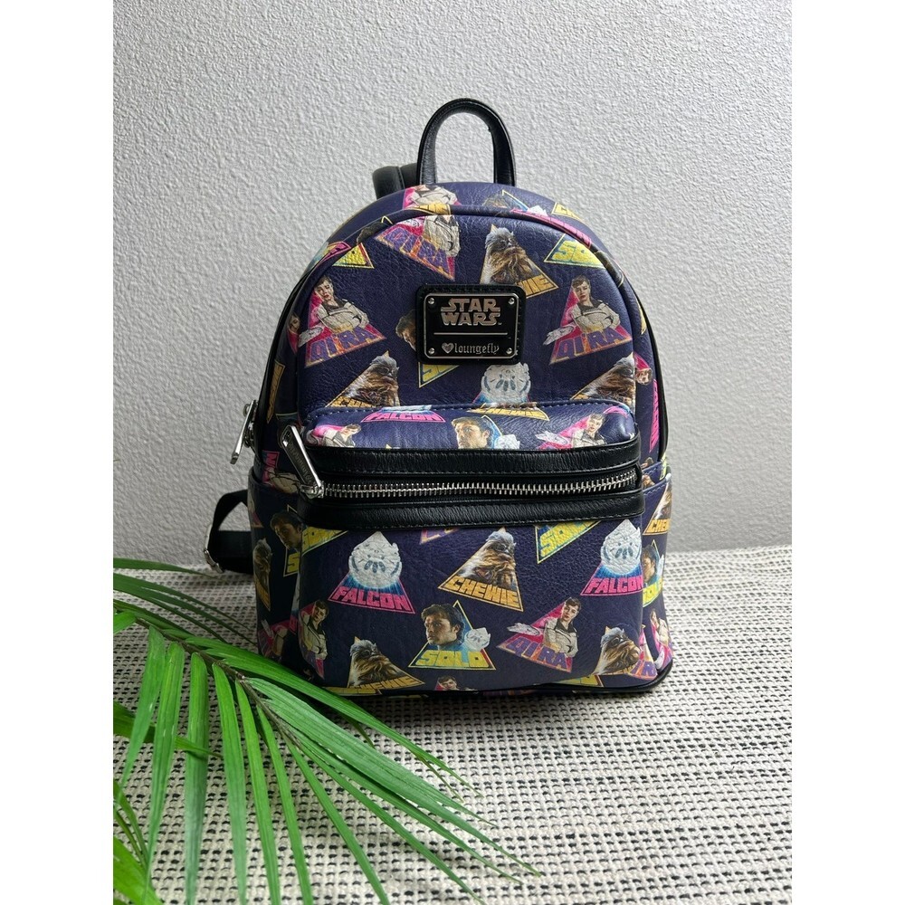 Loungefly Star Wars Blue and Black Backpack Leather